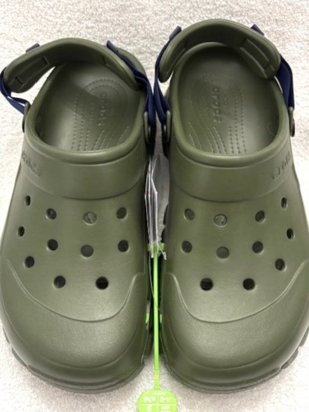 Crocs Offroad Sport Clog unisex slides army/olive green Men's 8/Women's 10